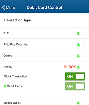 Blocking Transactions