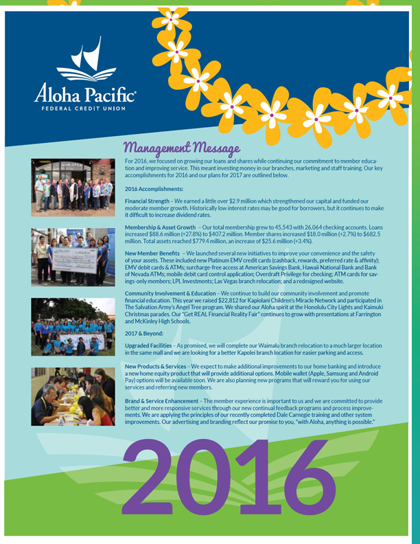 2016 Annual Report Cover
