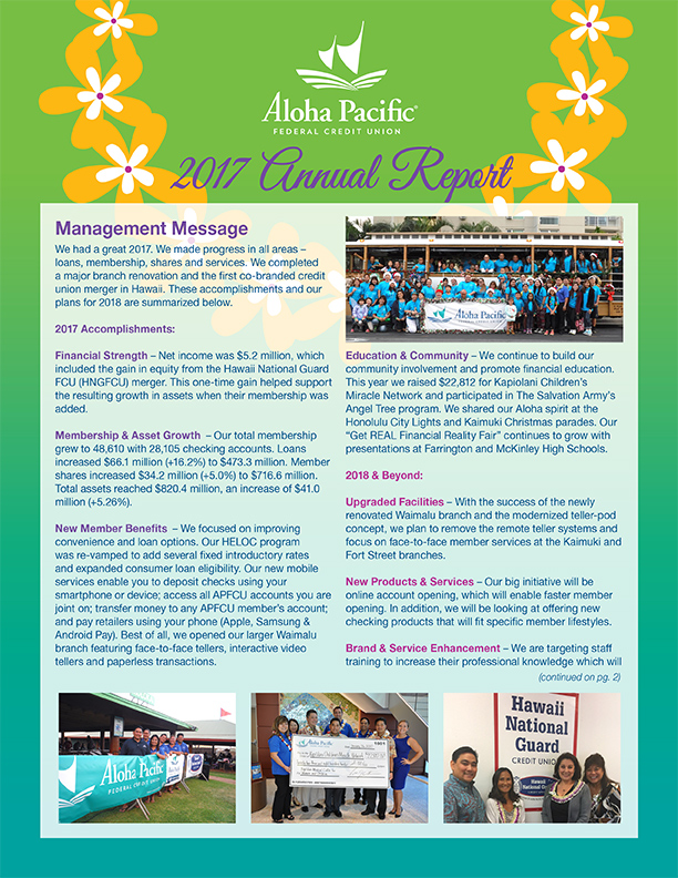 2017 Annual Report Cover
